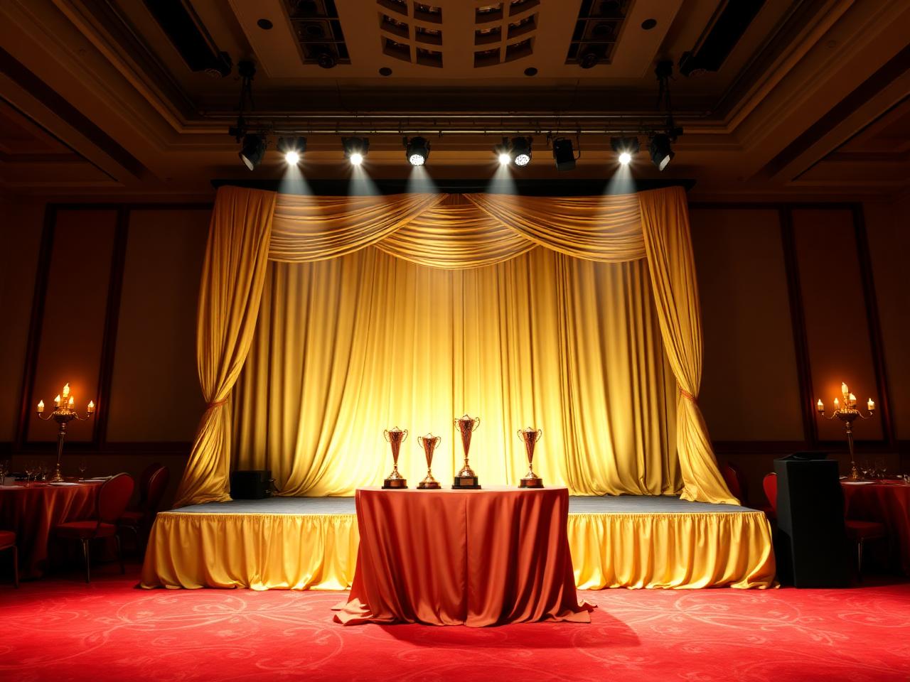Award Ceremonies — event setting arranged by Sims Langford Events